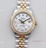 (TWS) Swiss Faux Rolex Datejust 28 Jubilee watch Diamond Bezel
